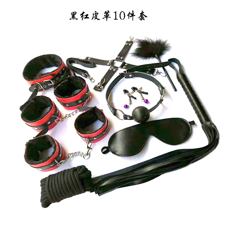 黑红皮革10件套