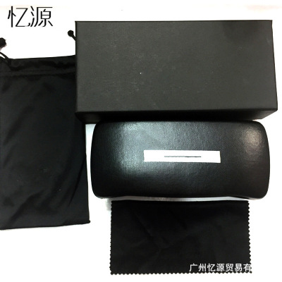 2018高档GMpu眼镜盒 套装太阳镜眼镜盒 外纸盒 眼镜布 定制logo