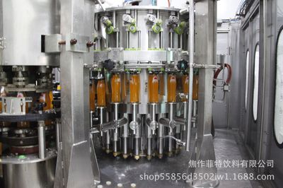 全自动饮料灌装生产线机器混合机洗瓶机碳酸饮料含气饮料汽水|ru