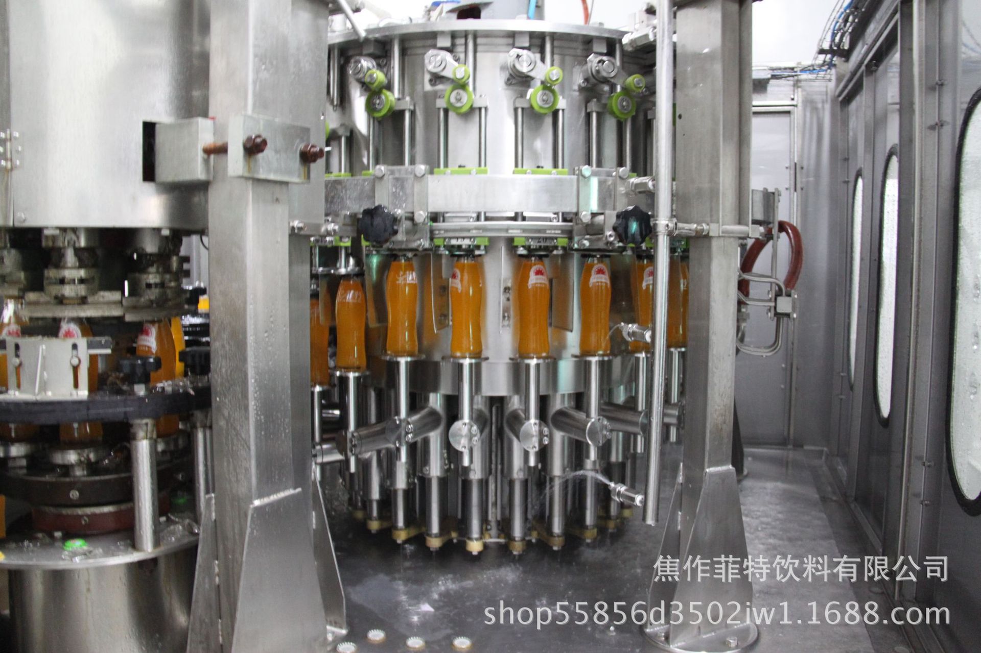 全自动饮料灌装生产线机器混合机洗瓶机碳酸饮料含气饮料汽水|ru