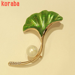 brooch手工珍珠胸針復古  胸花別針合金胸針高檔配件飾品衣飾批發