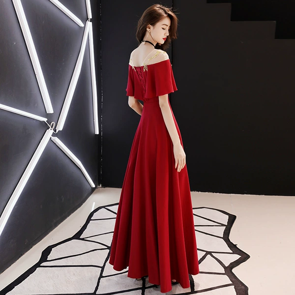 Burgundy, long