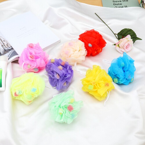 Increase color sponge bath ball bath flower bath ball personal wash and clean bath commonly used back rub bath rub 30g