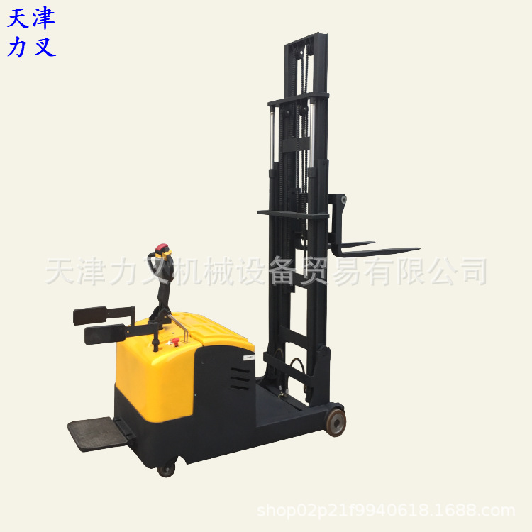 供应4米5米6米电动堆垛车 站立式全自动升高车电动液压装卸铲车