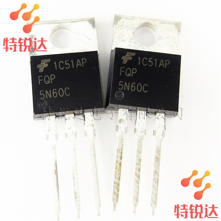FQP5N60C 5N60C TO-220直插 N沟道MOS管场效应管 4.5A600V