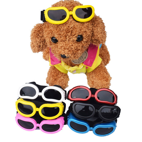 Pet glasses, foldable dog sunglasses, pet accessories, windproof and sun protection, six colors available