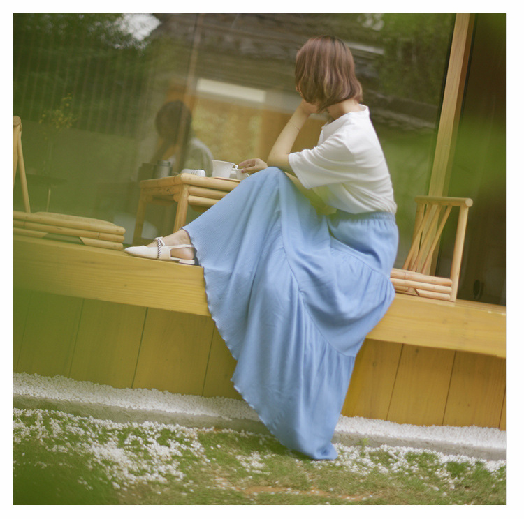 Jupe femme LACE GIRL en Coton froissé - Ref 3330038 Image 53