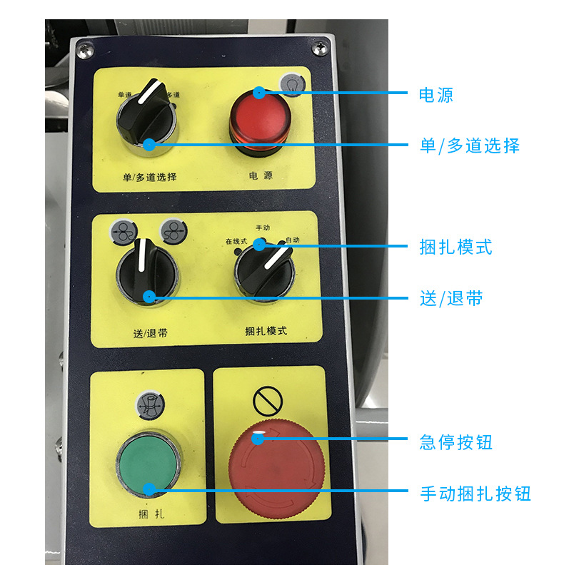 Fully automatic strapping machine, hot-melt pp tape sealing machine, strapping machine with power platform detail image 9