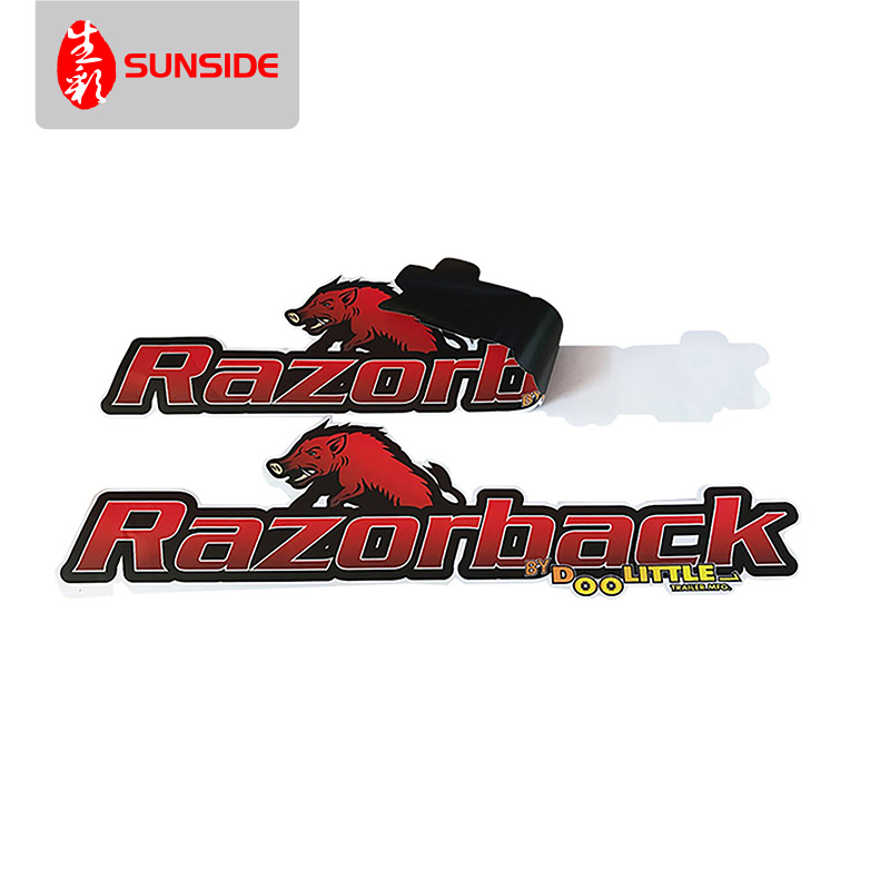 深圳厂家供应导气槽车贴 附着力强 防水防晒可移导气槽车贴