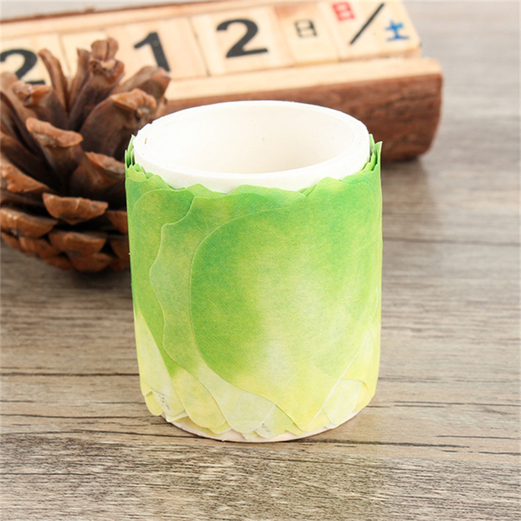 Pétalos de flor de cerezo y cinta de papel DIY envío gratuito diario creativo japonés pegatina diario cinta material decorativo al por mayor