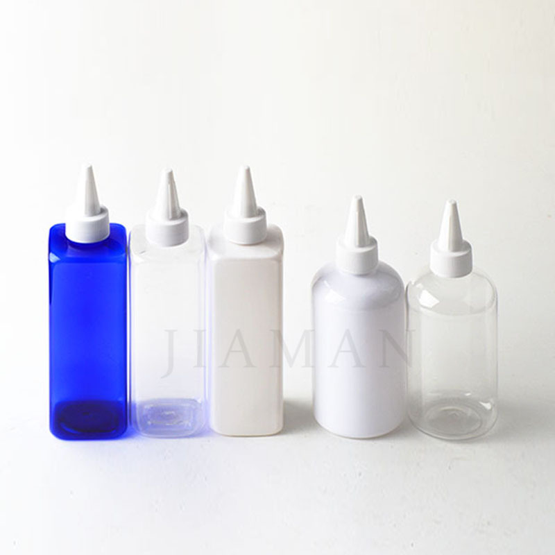 250 ml PET 플라스틱 병 팁 캡 뷰티 살롱 오일 처리 에센스 오일 병 주방 조미료 분할 병