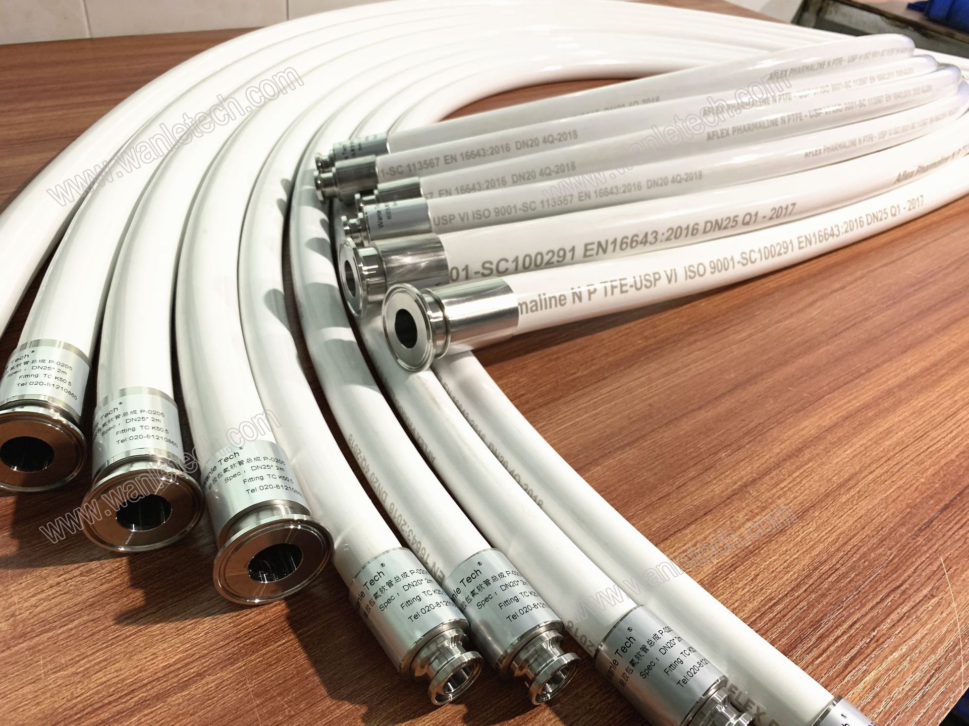 Aflex Pharmaline硅胶包覆特氟龙软管 卫生级制药级 聚四氟乙烯管