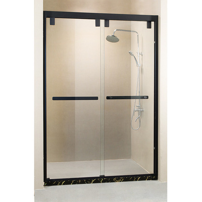 壹字形淋浴房頂蓋帶加熱簡易沐浴房蒸汽淋浴房鋼化玻璃隔斷洗浴房