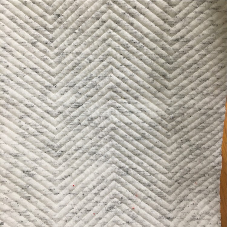 厂家供应TR波浪纹隔层黑丝提花 涤人棉大波浪提花 服装面料