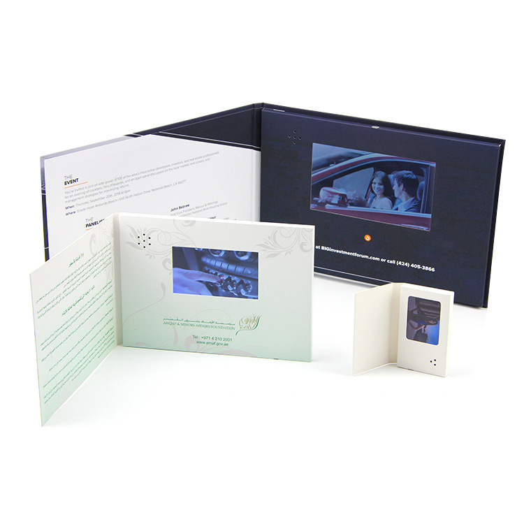 Simple gift greeting card commercial wedding electronic video greeting card 4.3-inch LCD screen invitation digital photo frame Simple gift greeting card commercial wedding electronic video greeting card 4.3-inch LCD screen invitation digital photo frame