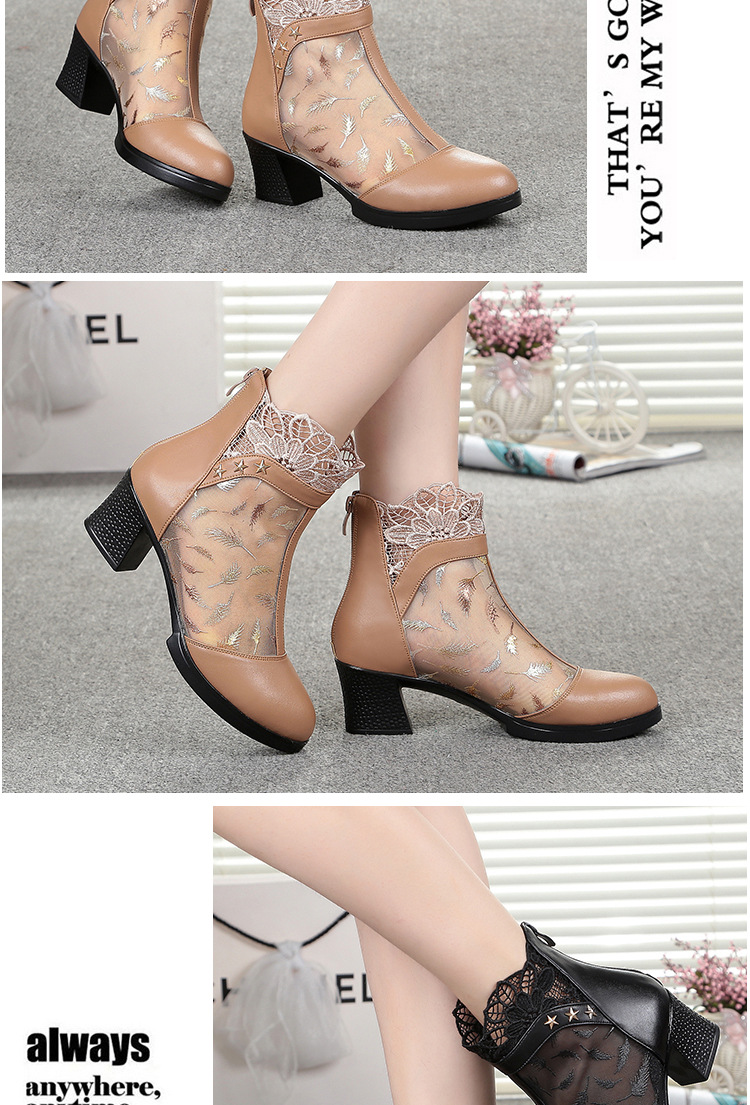 Bottes femme en En cuir - Ref 3355369 Image 15