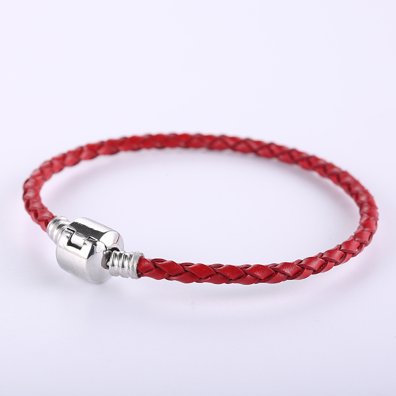 DIY Leather Beaded Bracelet 8