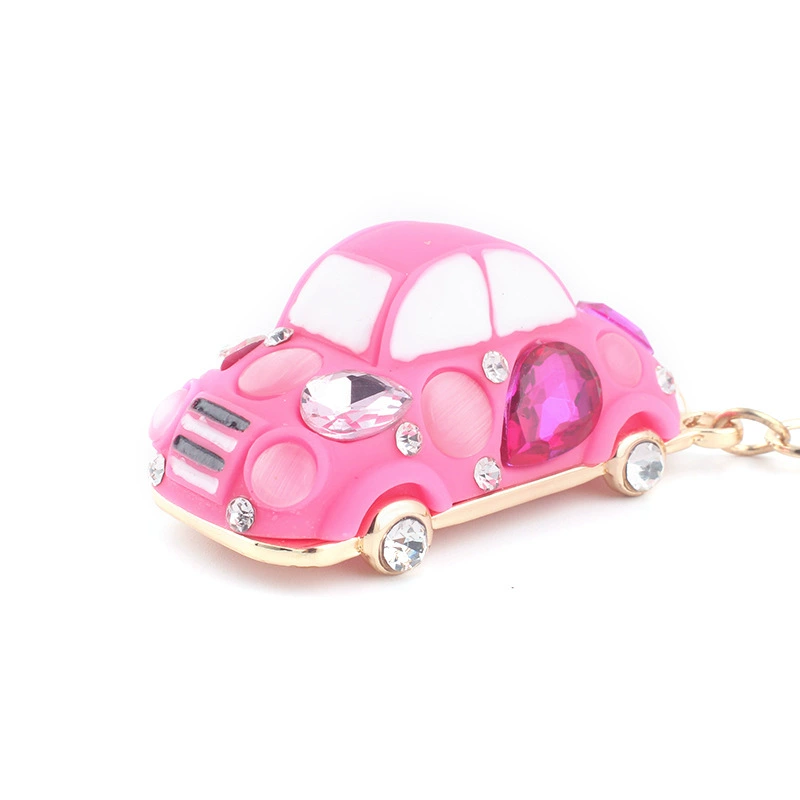 Creative metal golden water, keychain, car keys, key bag, pendant, chain, creative gift, Birthday gift