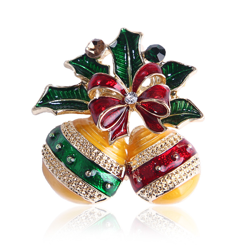 Lanhao Korean fashion cartoon simple oil drop Christmas gift honey candy brooch pin clothing pin accessories_voghion.com