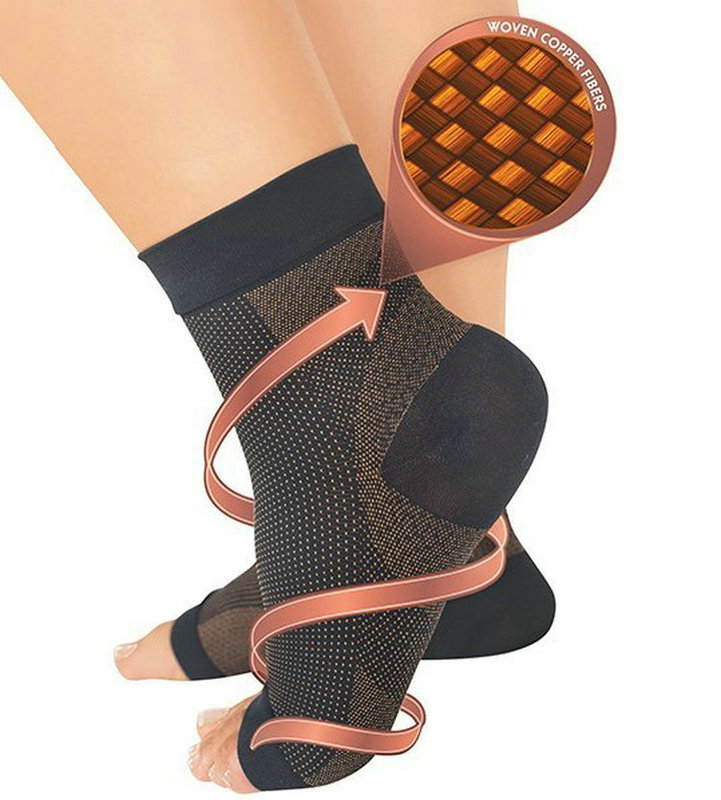 Outdoor sports ankle protection compression socks anti-foot fascia socks mountaineering running heel support copper ion socks Outdoor sports ankle protection compression socks anti-foot fascia socks mountaineering running heel support copper ion socks