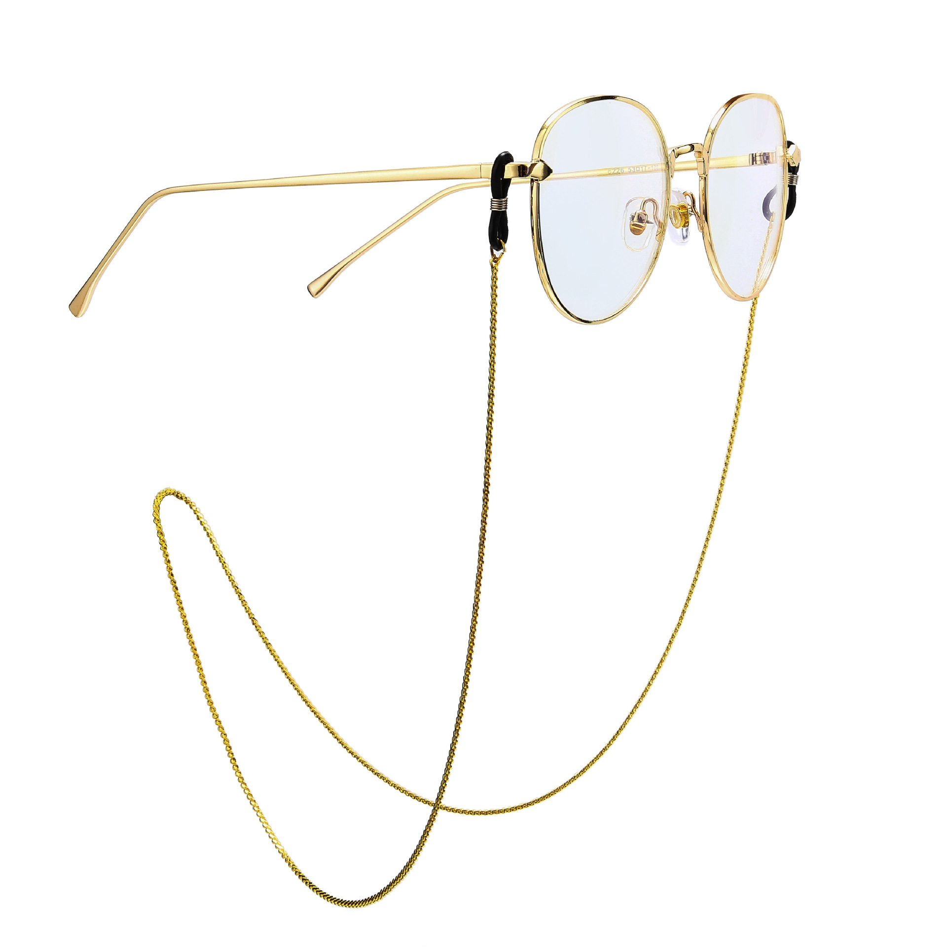 Metal Sun Eyeglasses Chain Travel Fashion Sunglasses Non-slip Lanyard Eyeglasses Chain Anti-lost Golden Weini display picture 6