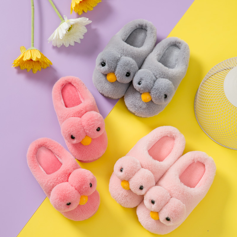 2020 winter Korean Edition children keep warm non-slip soft Cotton slippers Home Furnishing men and women baby Cotton padded shoes factory wholesale
