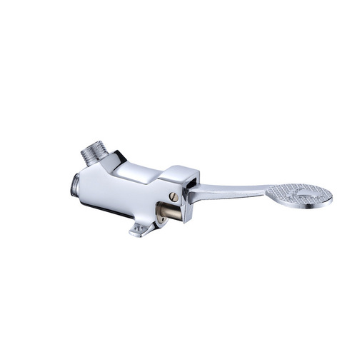 Hui porcelain foot-operated basin faucet faucet foot-operated basin faucet laboratory hot and cold medical foot-operated faucet