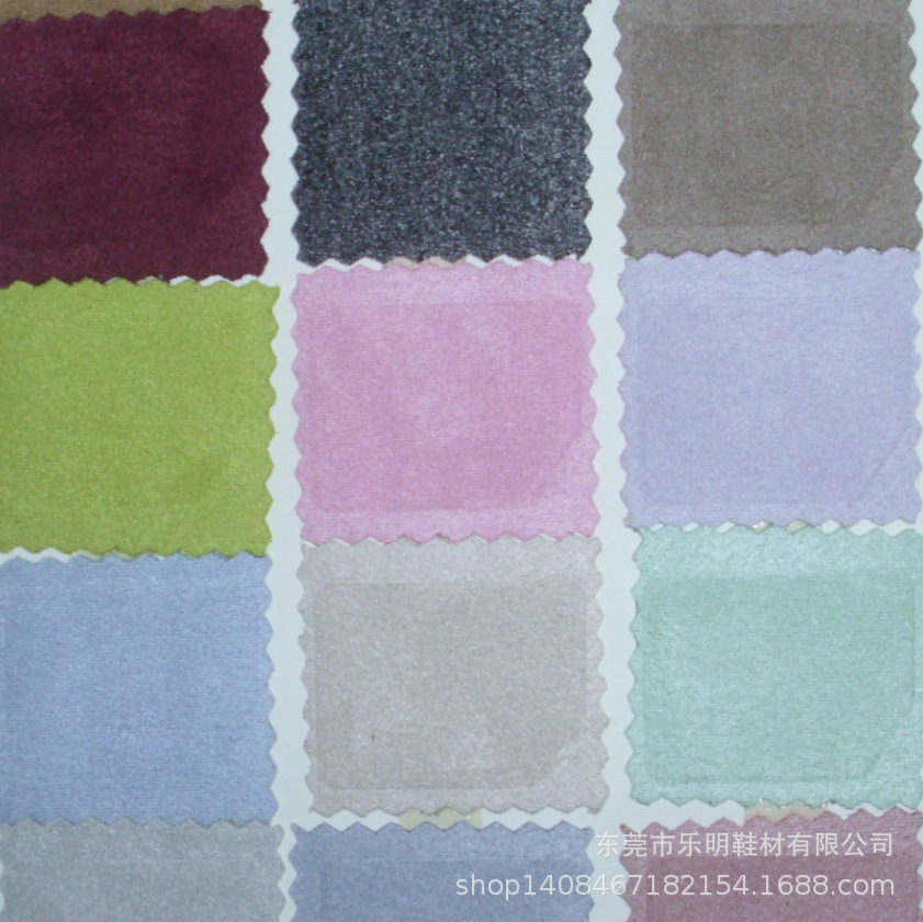 GB8102弹力360克厚雪花绒空气层麂皮绒服装鞋材家俱汽车布料