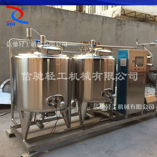 全自动板式换热器蒸汽换热CIP清洗机组
