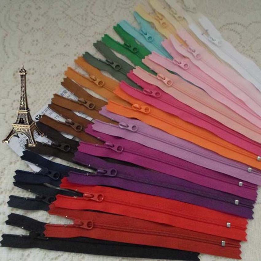 品牌尼龙平织拉链 订购3#尼龙双骨拉链 内织拉链 YKK反穿尼龙拉链