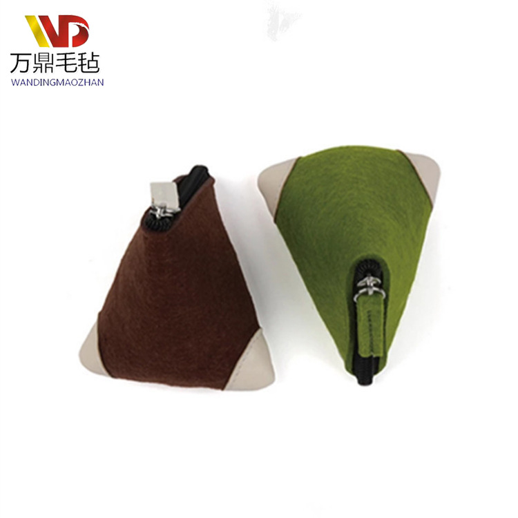创意毛毡粽子包手拿零钱硬币包钥匙包中包收纳包厂家定制logo 