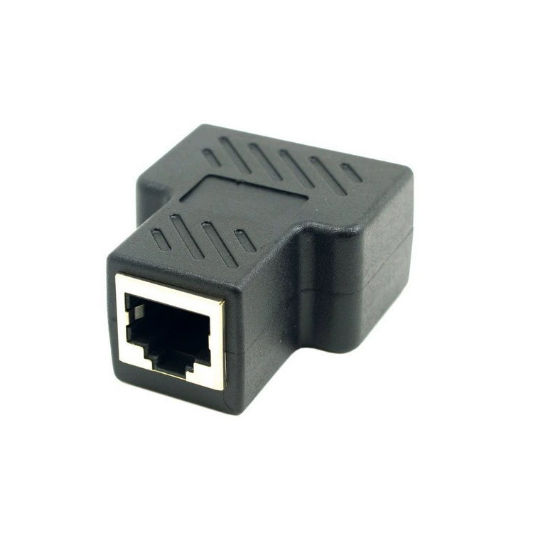 Сетевой конвертер RJ45 один пункт два соединителя три ссылки кабель CAT6 один мужской и два гнезда с защита/экранирование