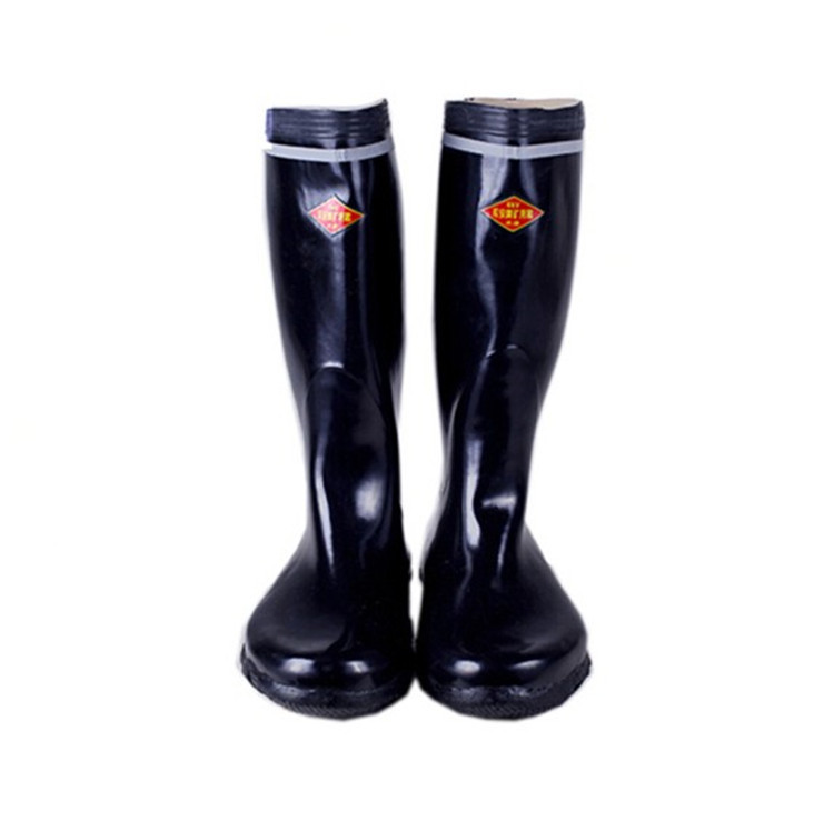 双安 6KV绝缘工矿靴 长筒橡胶雨靴 高耐磨防滑矿用劳保靴42码