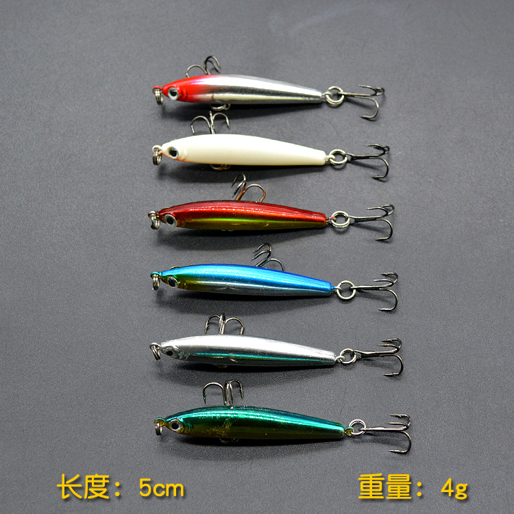 Sinking Minnow Lures shallow diving minnow baits bass trout Fresh Water Fishing Lure