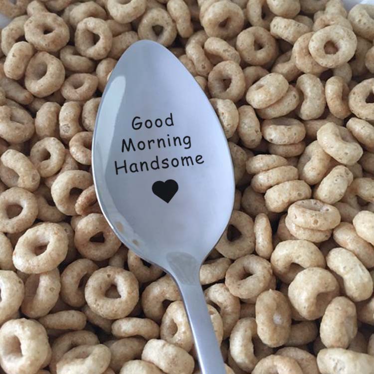 Fashion Style Fashion Letter Stainless Steel Tableware 1 Piece