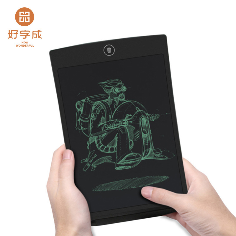 好字成8.5寸手寫板兒童光能LCD電子寫字板手繪畫板草稿練字小黑板