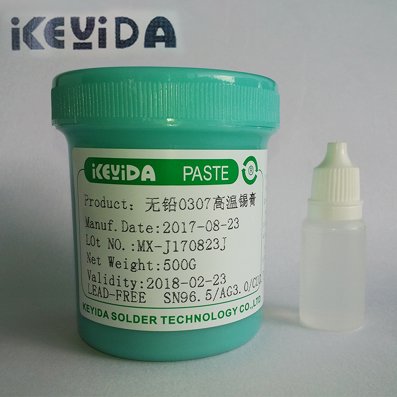批发无铅0307锡膏 无铅低银锡膏 环保高温锡膏SN99AG0.3CU0.7
