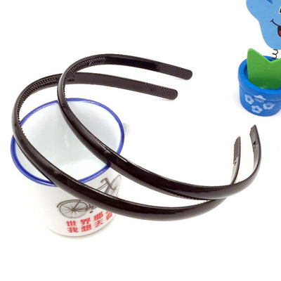 Korean Edition Medium and small black Plastic Hair hoop Best Sellers Plastic resin Pressure ring Head hoop 2 yuan Source of goods