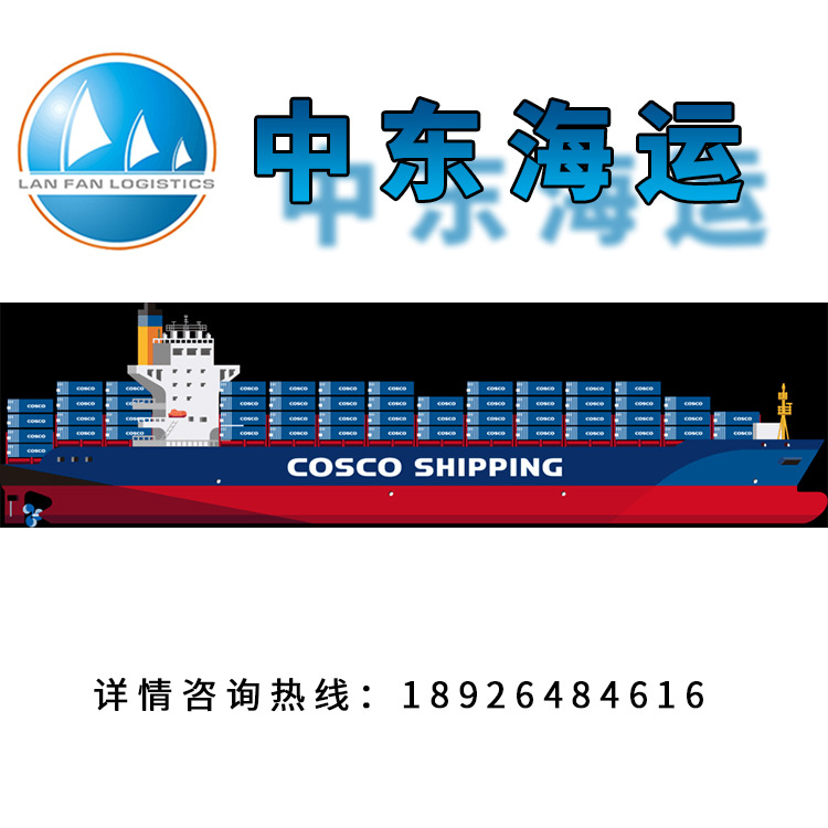 中东海运沙特吉达利雅得海运整柜散货深圳直拼