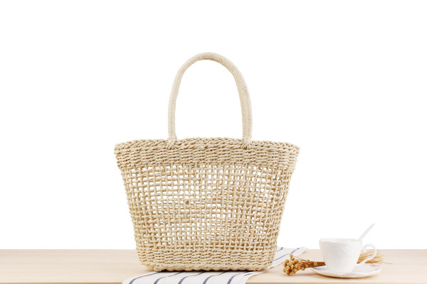 Women's Large Straw Straw Bag display picture 3