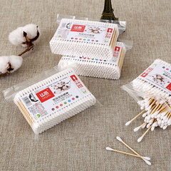 比高棉簽 廠家袋裝200支一次性棉棒衛生美容卸妝掏耳朵化妝棉花棒