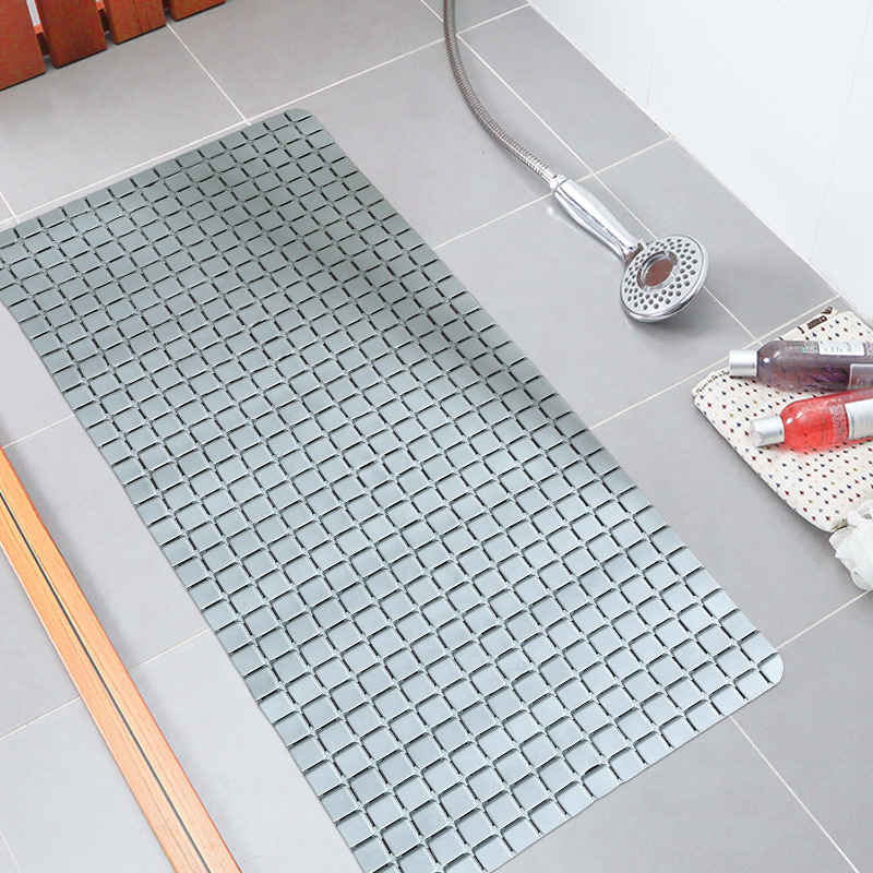 Mejorada 78x35 protección del medio ambiente baño ventosa piso estera baño ducha piso estera cuadrado baño bañera antideslizante mat
