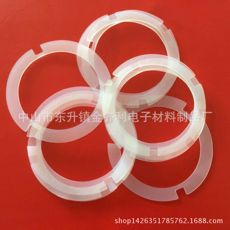 供应密封硅胶垫圈 圆形硅胶垫片 双面胶自粘硅胶片