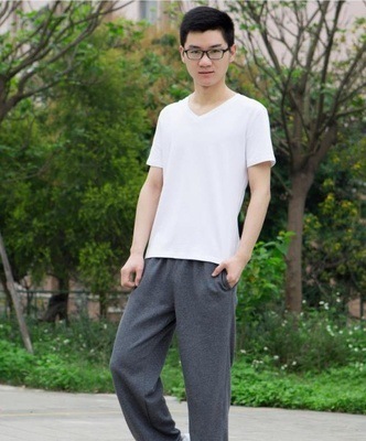 ปากตรงสีเทาเข้ม / XL