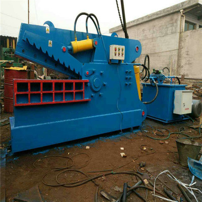 厂家现货废铁剪切机 鳄鱼剪切机 液压金属剪切机生产厂家免费试机|ms