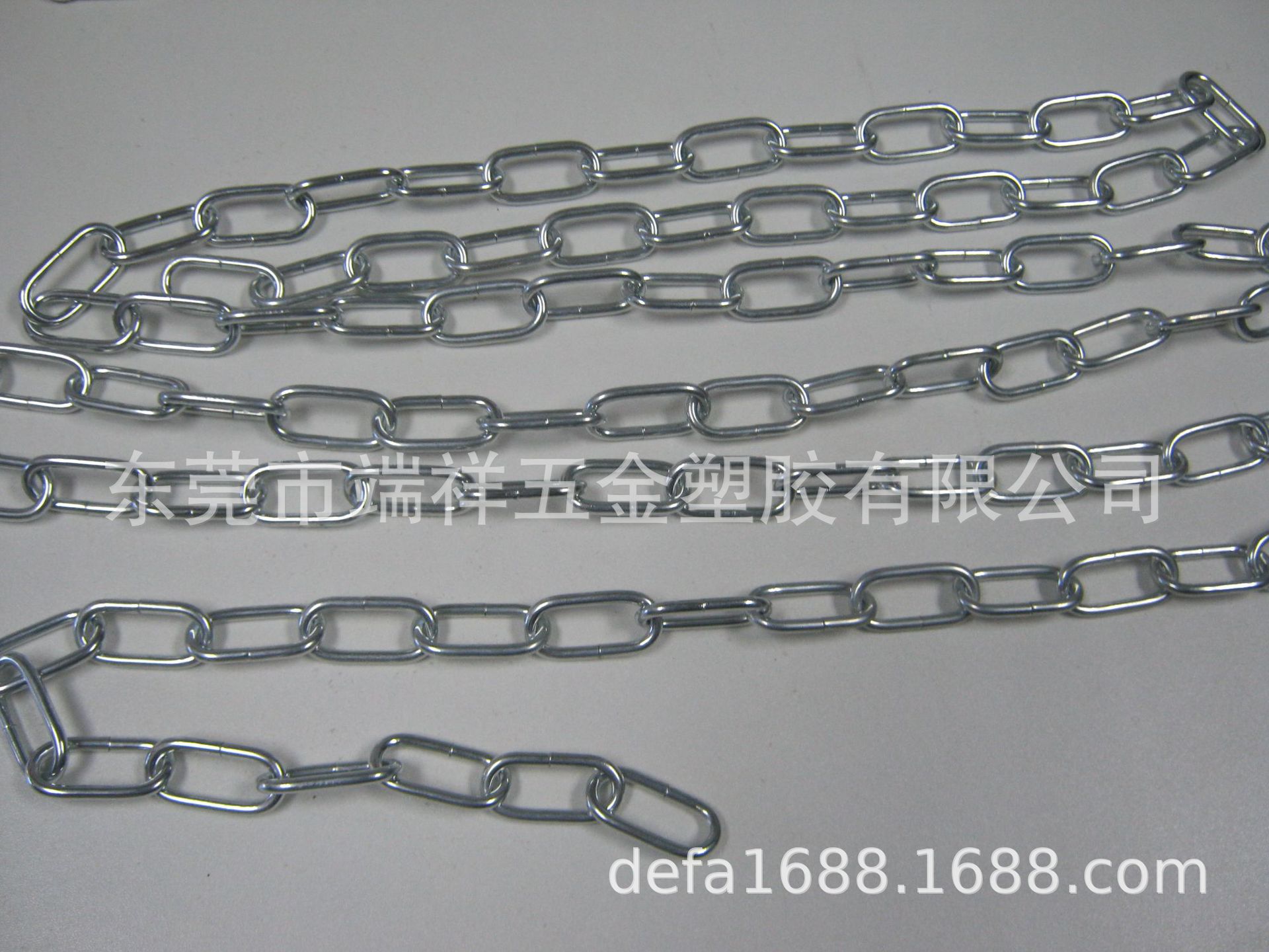 长期供应标准4.0铁质镀锌圆环灯饰铁链车库链条