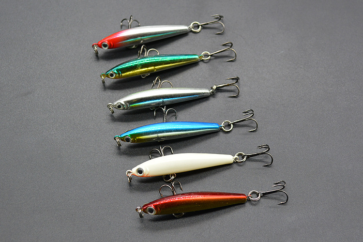 Sinking Minnow Lures shallow diving minnow baits bass trout Fresh Water Fishing Lure