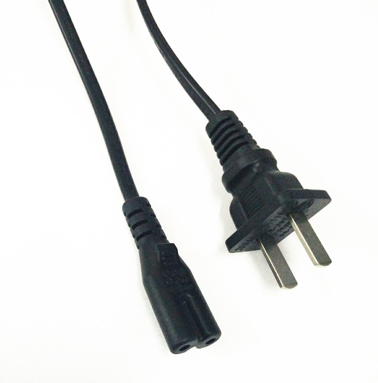 专业供应2芯小电流开关电源线2圆欧洲VDE插头