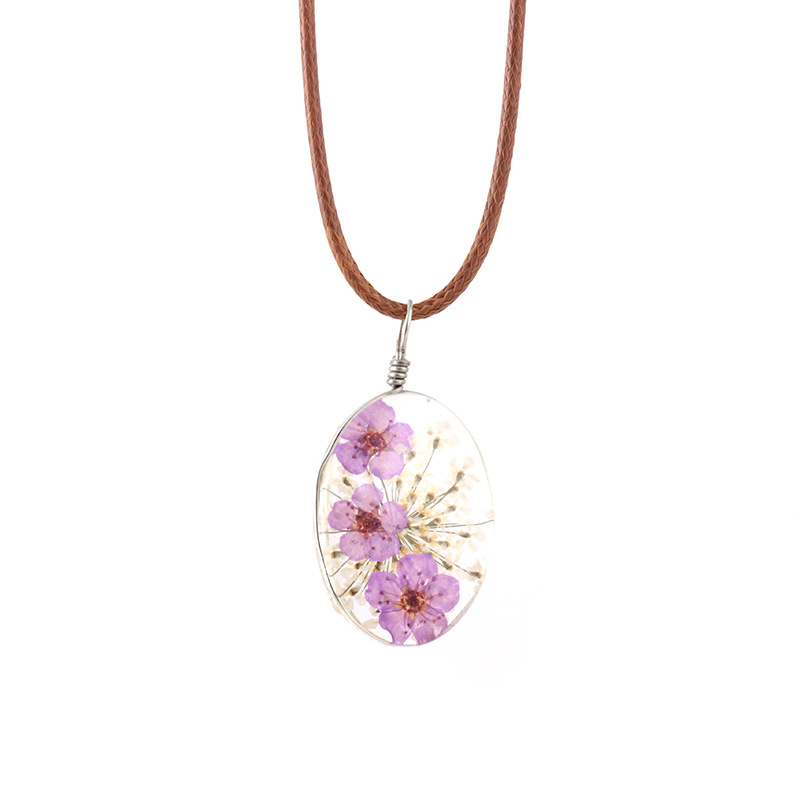 fashionable creative glass necklace handmade