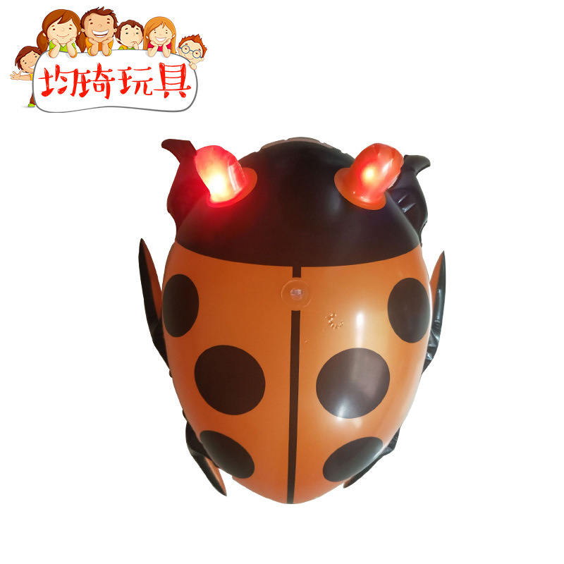 Amazon is promoting a customizable glowing ladybug toy with an elastic back.